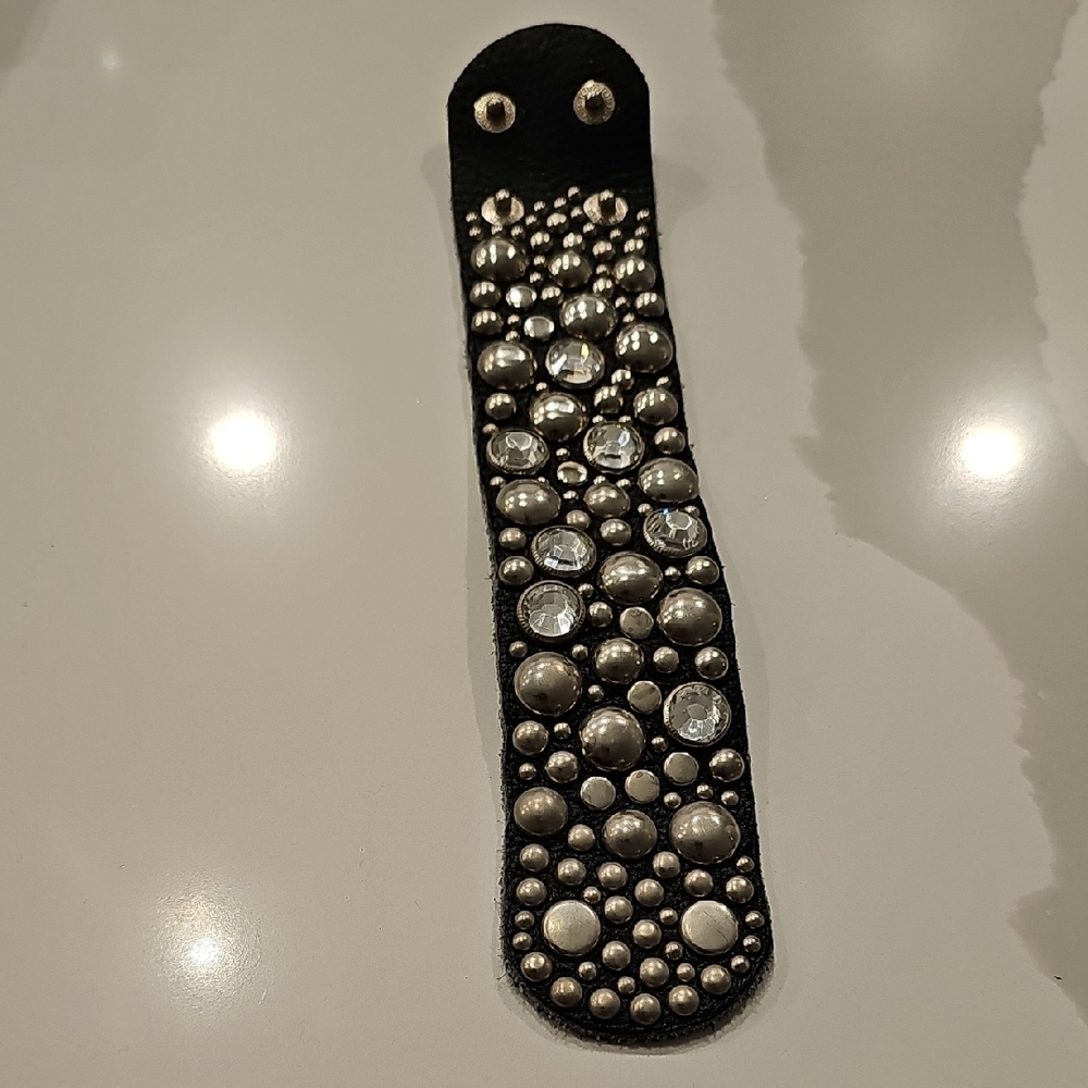 Leather  Studded Bracelet